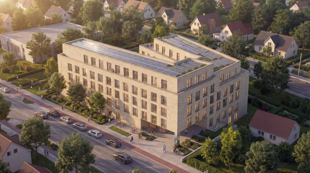Wohnhaus mit Kompaktwohnungen in Hamburg-Sülldorf